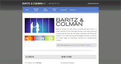 Desktop Screenshot of baritzcolman.com