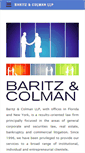 Mobile Screenshot of baritzcolman.com